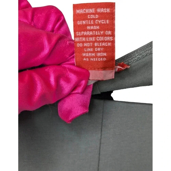 Sundance Womens Eternal Compliment Dress Green Faux Wrap Stretched Ruched Sz XL - Picture 9 of 14